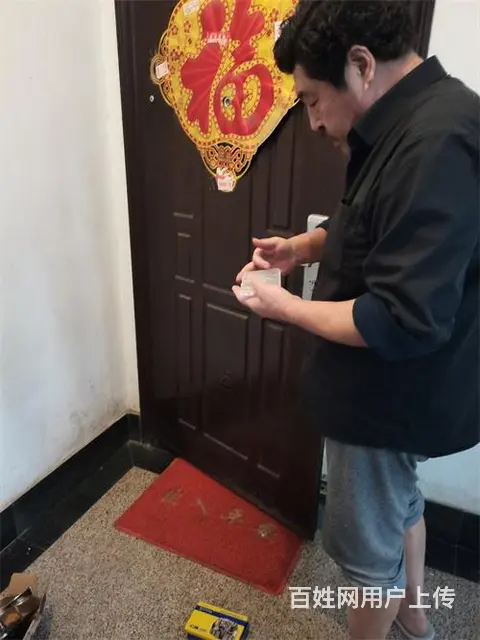 济南龙馨苑小区附近开锁公司，卧室门开锁换锁 - 图片 4