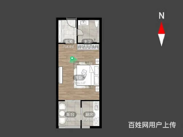 三井小學实验中學万达广场70年住宅，满2，朝南，急售，有图 - 图片 9