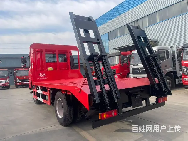 东风D3L国六拖车单桥平板车厂家价格全国可正常上户 - 图片 12