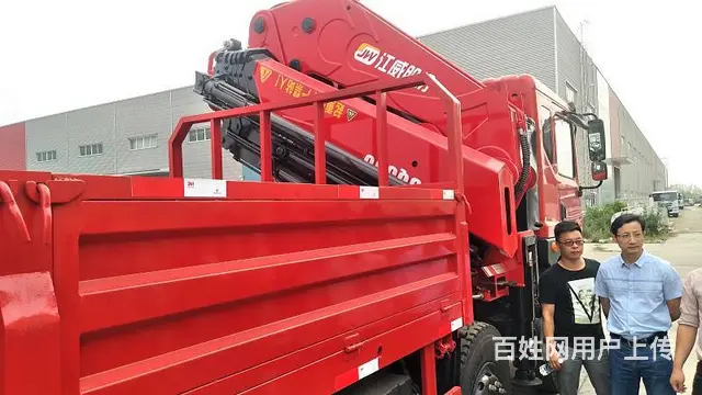 东风T5前四后八25吨折臂平板随车吊 一车三用 - 图片 9