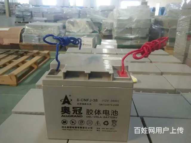 哈尔滨奥冠胶体蓄电池，路灯蓄电池 - 图片 1