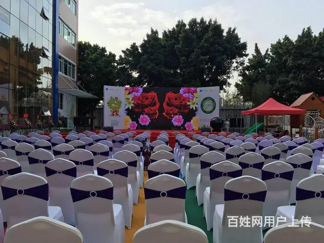 广州舞台背景板搭建出租，广州舞台灯光音响屏幕出租 - 图片 4
