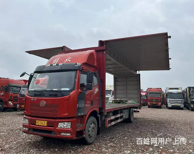 20年9月解放J6L 8.1米电动双飞翼 原版车况 - 图片 1