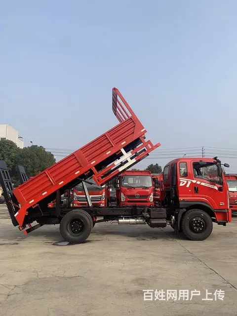 东风单桥挖机拖车10吨挖机拖车带栏板自卸车在哪里买 - 图片 4