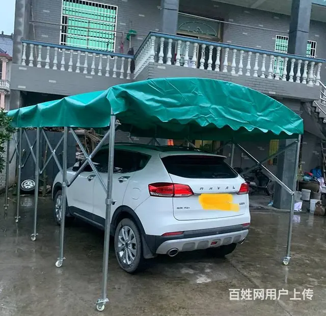 长沙推拉雨棚厂家定制推拉伸缩活动移动电动雨棚雨篷 - 图片 1