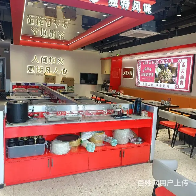 （51旺铺推荐）蓝天路开元里商业街124平带外摆火锅店转让 - 图片 2