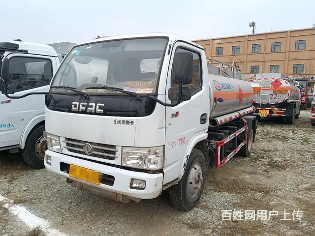二手东风5吨油罐车加油车2020年5月四川牌照 - 图片 2