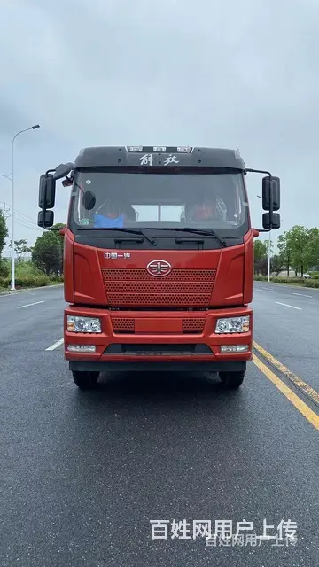 三门峡国六解放三桥拖车150挖机神白平板车价格多少 - 图片 1