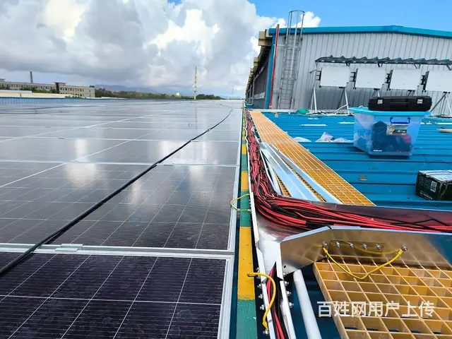 珠海中虹合盛一站式安装 工厂彩钢瓦楼顶光伏电站 - 图片