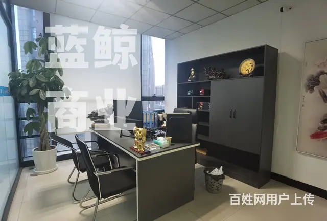 万达广场210平高层南向带办公家具精装纯办公 - 图片 1