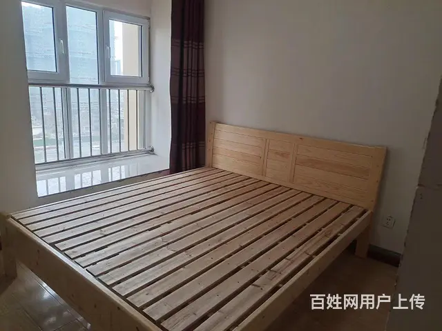 苏州床双人床实木床原木色床包安装送货 - 图片 3