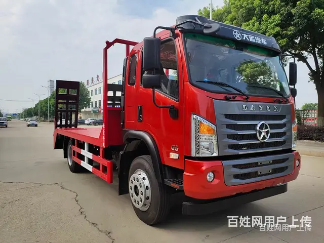 东风柳汽 6-15吨挖机平板运输车 价格低有现车 - 图片 8