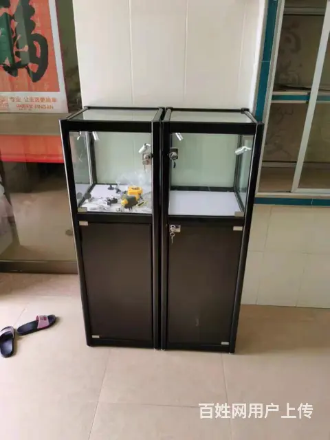 二手展柜厦门钢化玻璃柜手办柜商品展示柜 - 图片 6