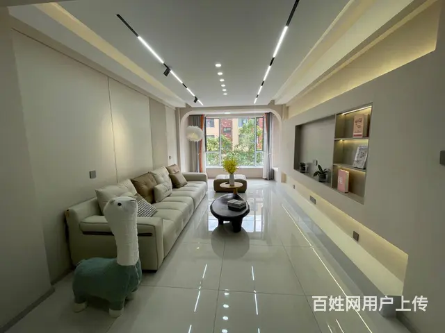 王府花园，首付6万～2室两厅，南北通厅，2楼，88平，奶油风 - 图片 3