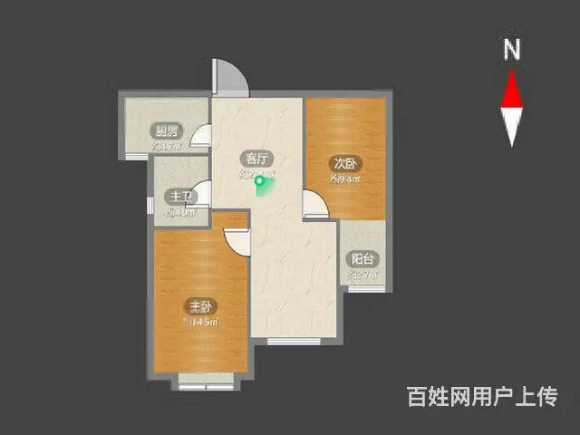 安家必看！低总价！大名城西区精装两房，王金楼层房东诚心价可刀 - 图片 8