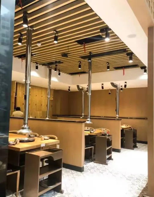 金湾排油烟风机油烟管道制作韩式自助烤肉店上排烟安装 - 图片 2