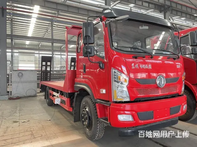 国六黄牌单桥挖机平板车 拖板车 尺寸可定制 - 图片 10