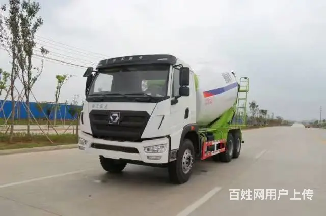 陕汽德龙12方搅拌车分期抵押车低价处理 - 图片 3