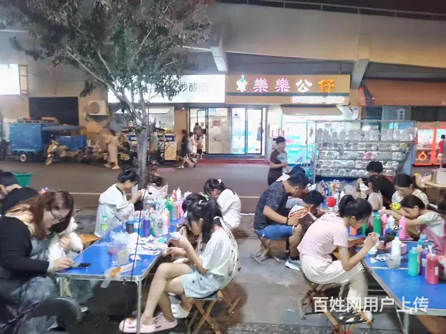 (旺铺猫)：副业  曲阜体育场，石膏娃娃彩绘摊位 - 图片 4