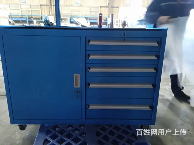 重型五金工具柜车间工厂维修用双开门铁皮带抽屉汽修多 - 图片 2