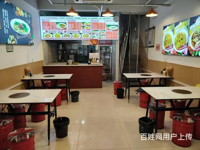 急转黄金好位置餐饮聚集地特色刀削面低价转让营业中 - 图片 1