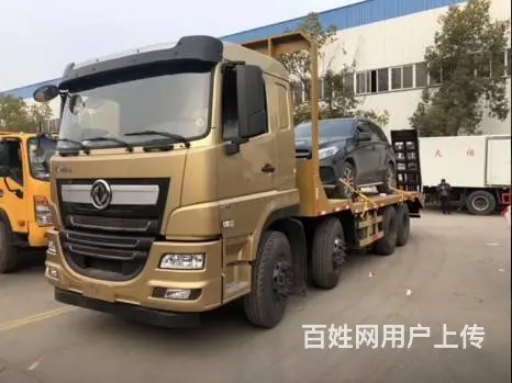 厂家平板运输车直销东风专底D7拖板车拖40吨平板车 - 图片 4