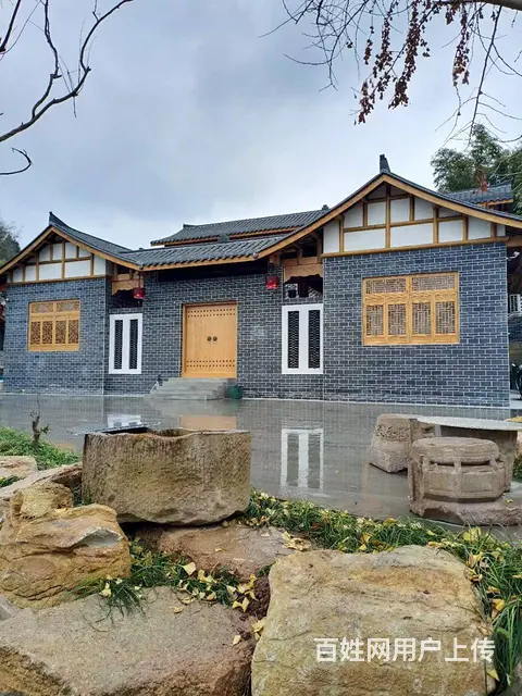 四川成都日式推拉门中式花格窗实木木门 - 图片 5