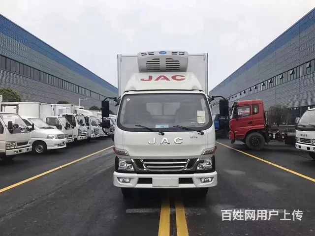 江淮骏铃V5康明斯150马力蓝牌冷藏车 - 图片 1