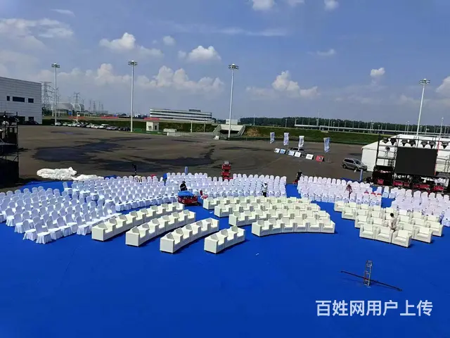 武汉会议沙发出租，桌子椅子租赁司 会场搭建布置 - 图片