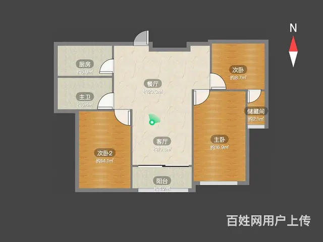 新上水晶城3室2厅房东诚心出售看中可谈 - 图片 10