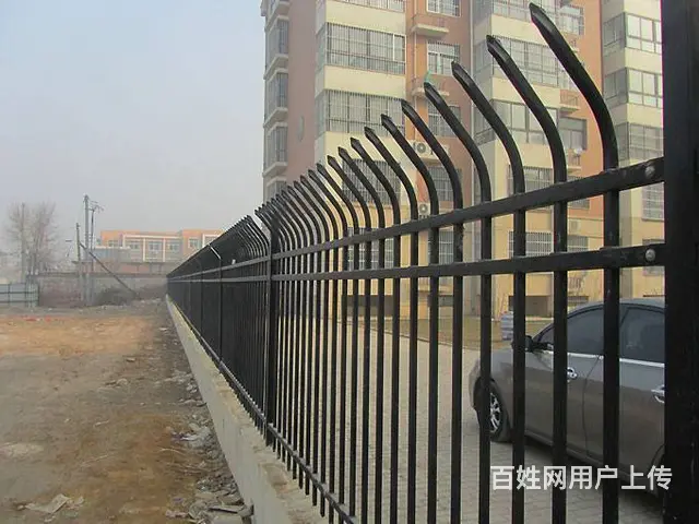 汕尾学校厂区锌钢围墙铁艺别墅庭院栏杆隔离栅栏定制护 - 图片 1