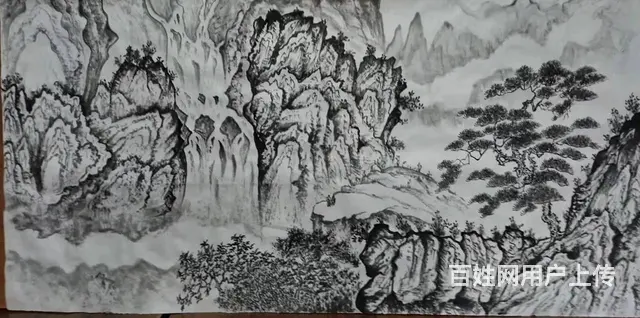 纯手工绘制中国山水画专售 2022 05 22 - 图片 2