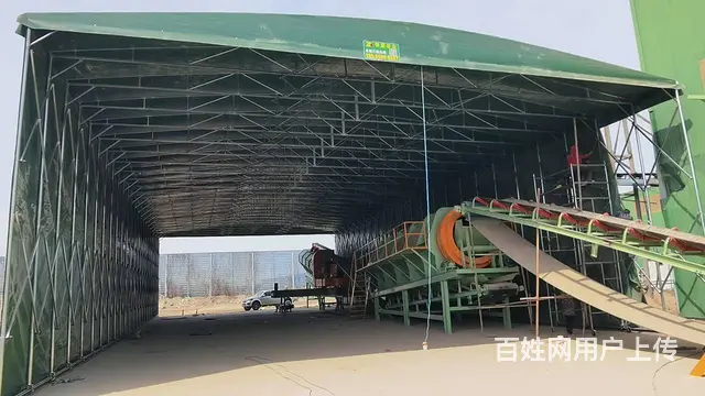 大型电动推拉雨篷厂房通道雨棚遥控伸缩雨棚遮阳蓬大型 - 图片 4