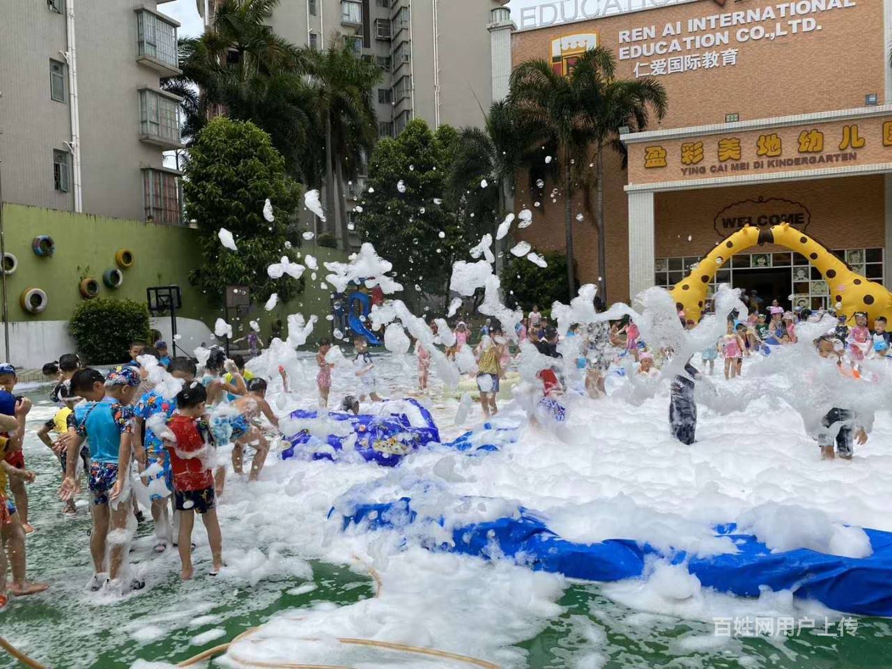 泳池派对亲子互动泡泡机租赁,舞台演出暖场泡沫机