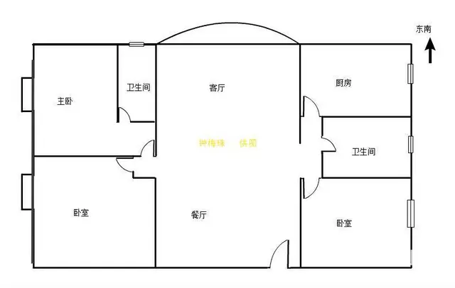 湾仔码头 城轨站旁 鸿景花园 3房2卫 装修保养如新 拎包入 - 图片 10