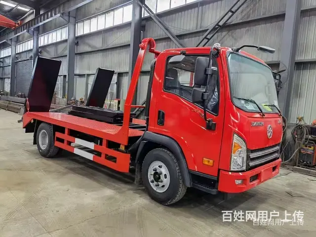 大运拉120挖机平板运输车 放心购买 - 图片 11