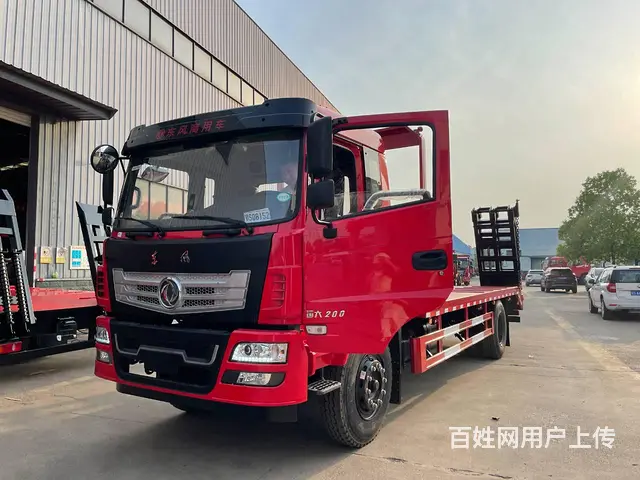 东风D17H玉柴200马力平板车 拉150挖机拖车 - 图片 12