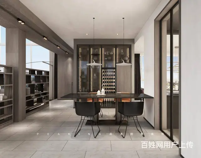 品清别墅装饰案例赏析意式极简型态 - 图片 3