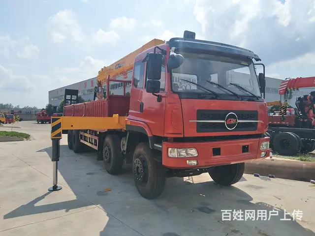 楚风前四后八长兴8吨平板带吊一车三用 - 图片 3