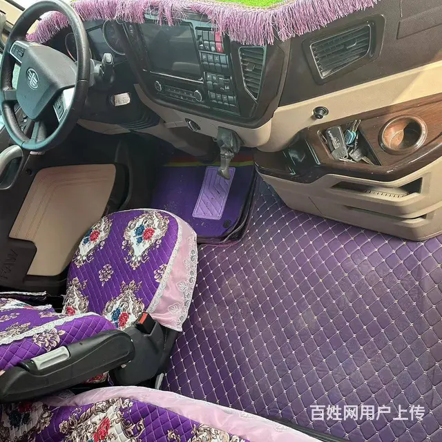二手解放智尊版高栏载货车前四后八9.6米自动档 - 图片 7