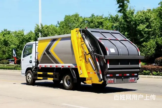 国六蓝牌小型4方小区物业转运西装卸环卫车 厂家价格一步到位 - 图片 2
