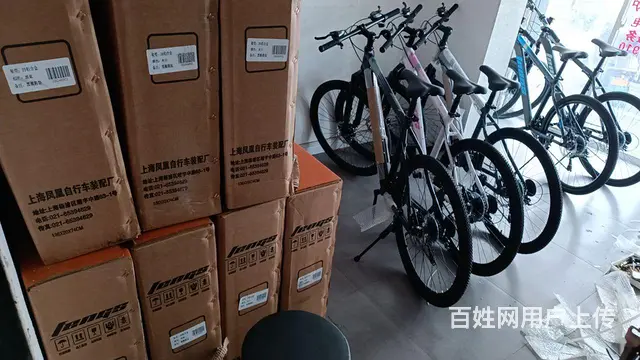 清仓处理全新的凤凰牌铝合金车架碟刹变速山地车 - 图片 1