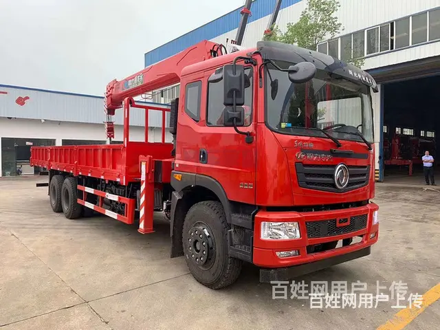 国六东风后八轮8至12吨随车吊 可分期 - 图片 3