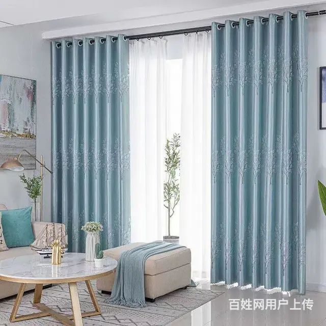 厂家处理全新成品窗帘送罗马杆！货到付款！2套包邮 - 图片 3