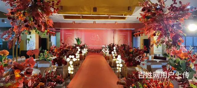 昆明结婚婚庆策划，名族村餐厅红色系婚礼分享 - 图片 5