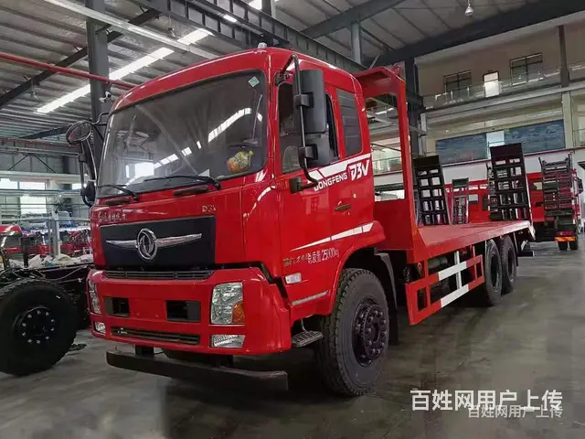 国六东风D3V后八轮平板车 平板拖车 全国包送车 - 图片 7