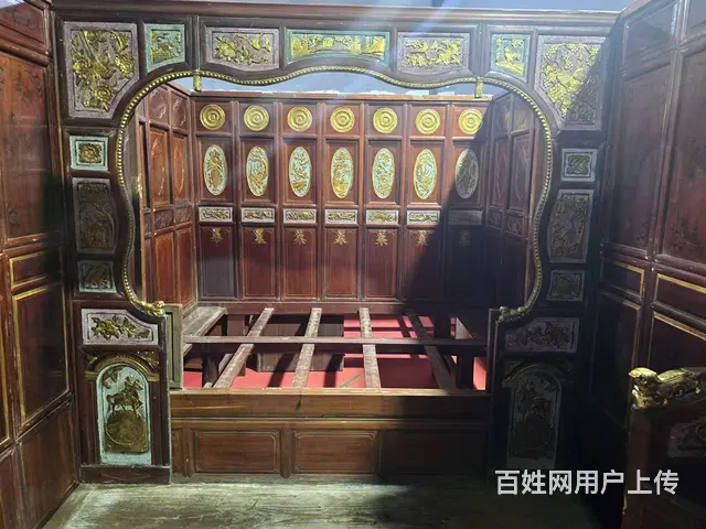 三进拔步千工床一张，如图美观漂亮，民宿，博物馆，会 - 图片 7