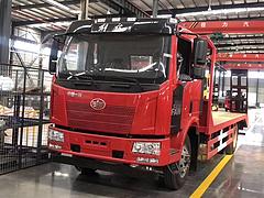 解放专拖150挖机平板拖板车 厂家可分期