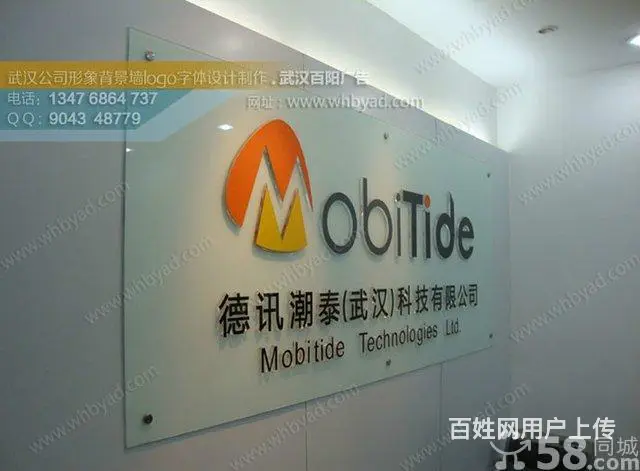 武汉光谷制作做水晶字亚克力logo墙 - 图片 5