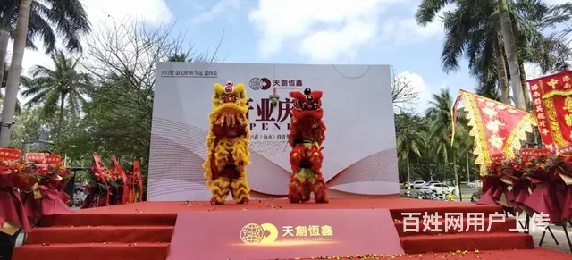 海口开业庆典舞龙舞狮点睛开业舞狮表演活动 - 图片 5